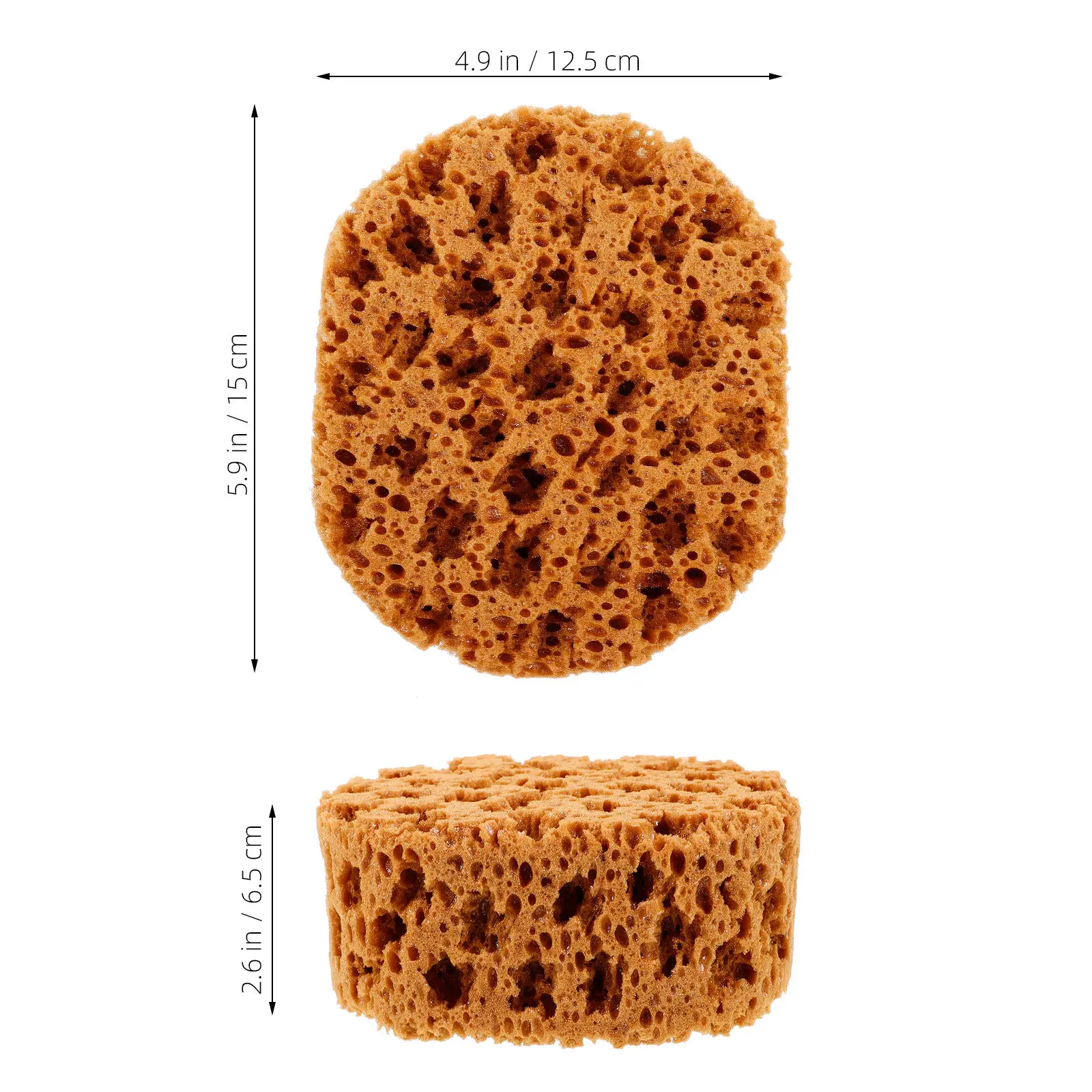 Sea Sponge Painting Brush Tool Reusable Comfortable Art Sponge Pen for Face Paint Craft Supplies Face Paint Sponges