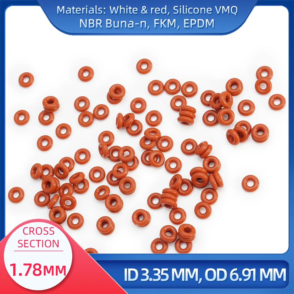 Value Collection - O-Rings; Material: EPDM; Dash Number: 108; Inside  Diameter (Inch): 1/4 in; Inside Diameter (Decimal Inch): 0.2500; Outside  Diameter (Decimal Inch - 87866141 - MSC Industrial Supply