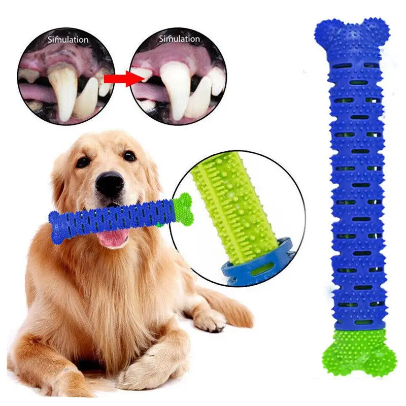 

Dog Molar Chew Stick Cleaning Toothbrush Pet Clean Teeth Mouth Brushing Toys