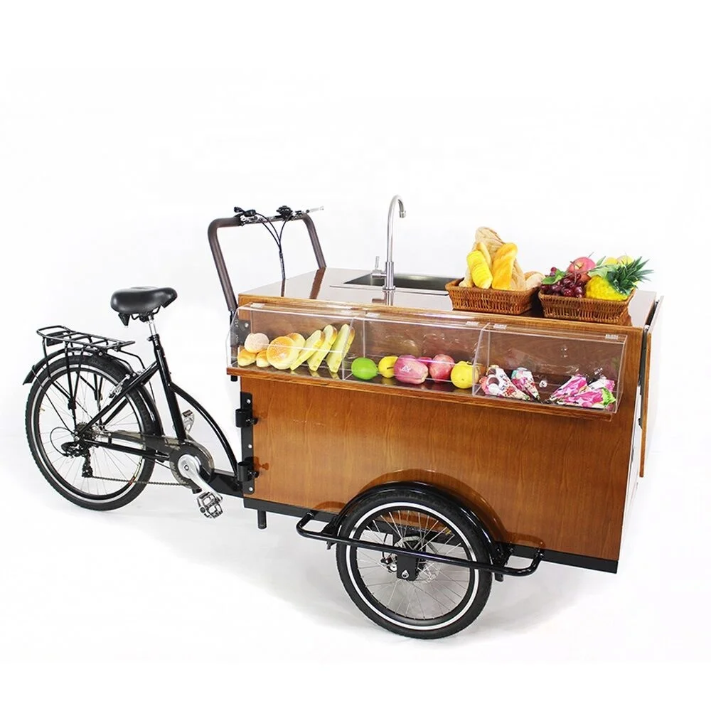 Mini Electric Three Wheel Cafe Bike For Street Business