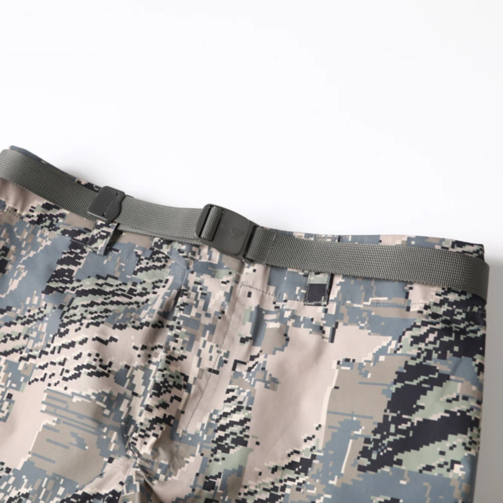 Men's outdoor windproof camouflage fishing rainproof dew point hunting rain pants camo pants