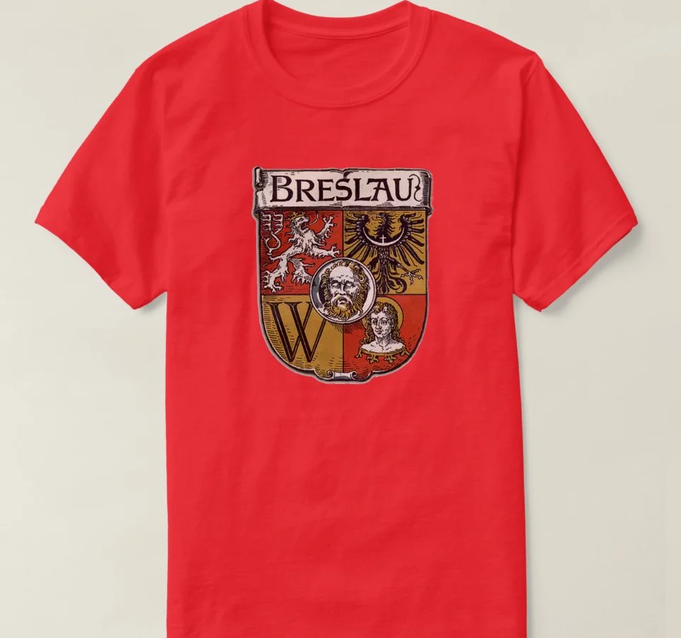 Europa Style Silesia Breslau City Badge Printed Mens Gift T-Shirt. Summer Cotton Short Sleeve O-Neck Unisex T Shirt New S-3XL 2