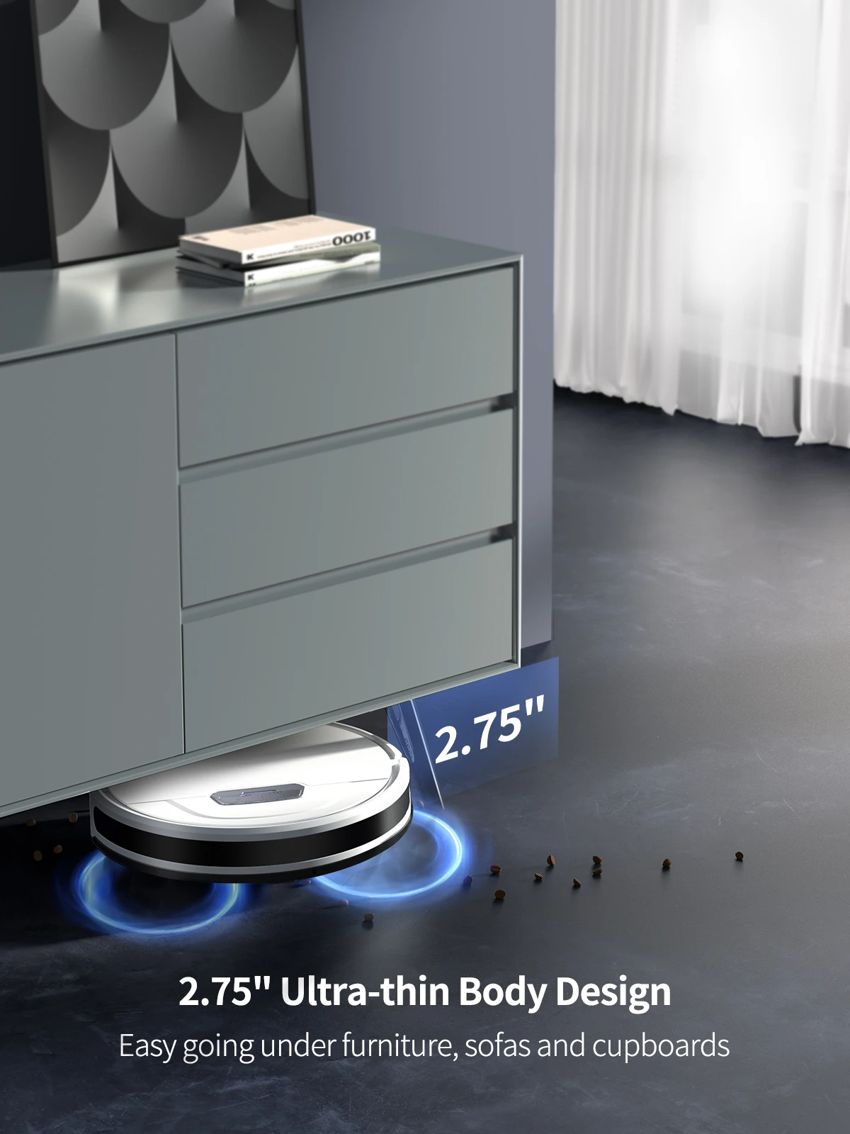 HONITURE Robot Vacuum Cleaner 4000Pa Smart Home Mop Sweeping & Dragging Integrated Self-Charging App&Remote&Voice Control robot vacuum cleaner