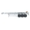 1/14 RC Metal Frame Trailer 3-axle Trailers for Remote Control Tractor Truck Dumper Tipper Car DIY Mode 40 Feet Container Toys 4