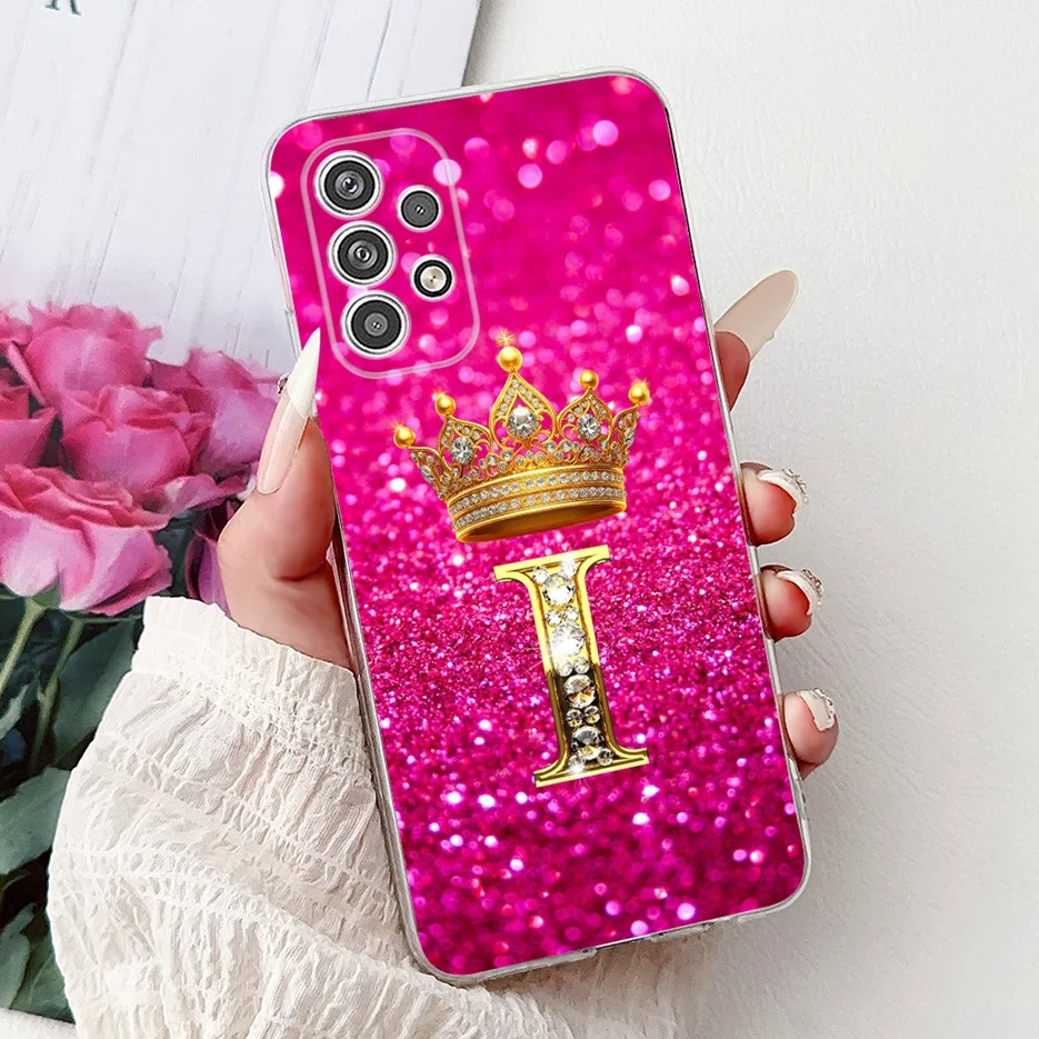 Luxury Crown Letters Soft Silicone Phone Case Cover
