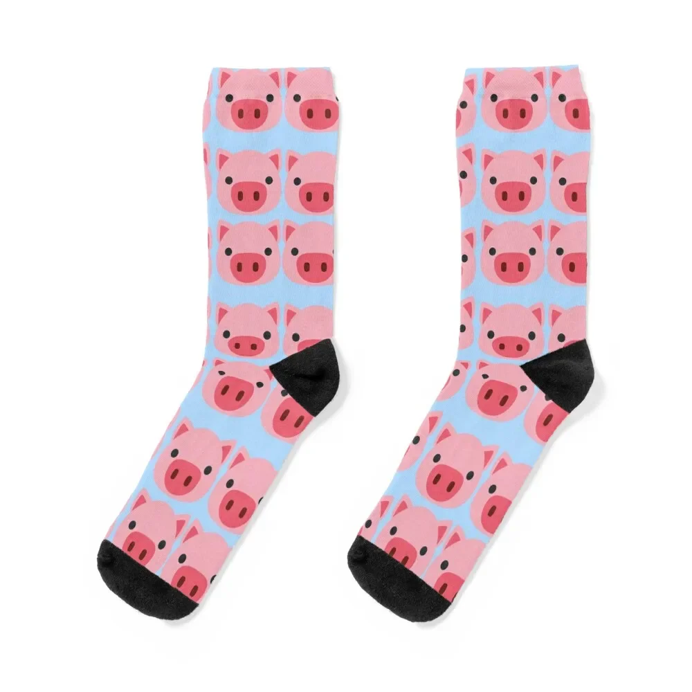 Little pigs Socks winter Novelties Climbing Running Socks For Man Women's