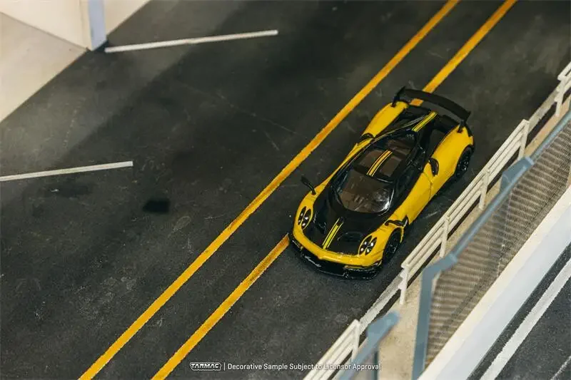 Tarmac Works 1:64 Pagani Huayra Bc Giallo Limone Nero Giallo Modellino Auto