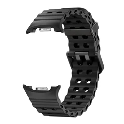 Elastic Silicone Sport Band for Galaxy Watch - Marine Blue Strap (BB)