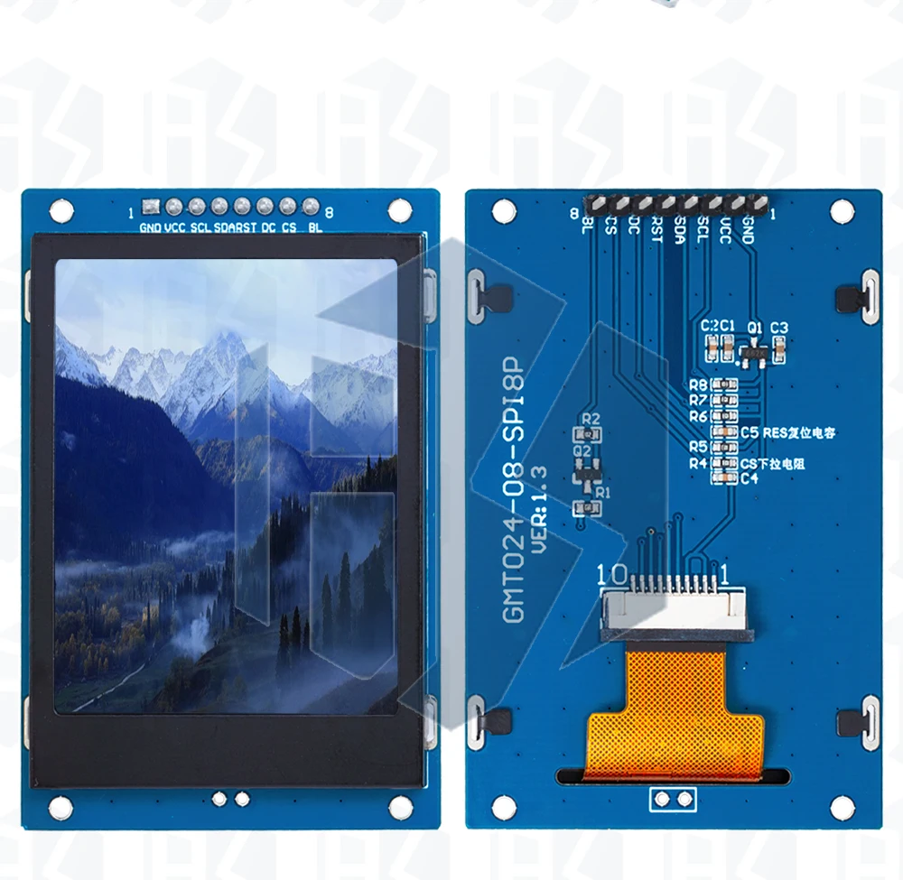 2,4/2,8/3,2/3,5 Zoll 240x320 320x480 SPI 2,4" TFT Serielles Port-Modul 5V/3,3V PCB-Adapter ST7789V/ST7796S LCD-Display für Arduino – Detail 29