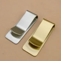 Stainless Steel Slim Pocket Men Design Money Clip Wallet Cash ID Credit Card Business Dollar Holder Metal Bill Clamp 2