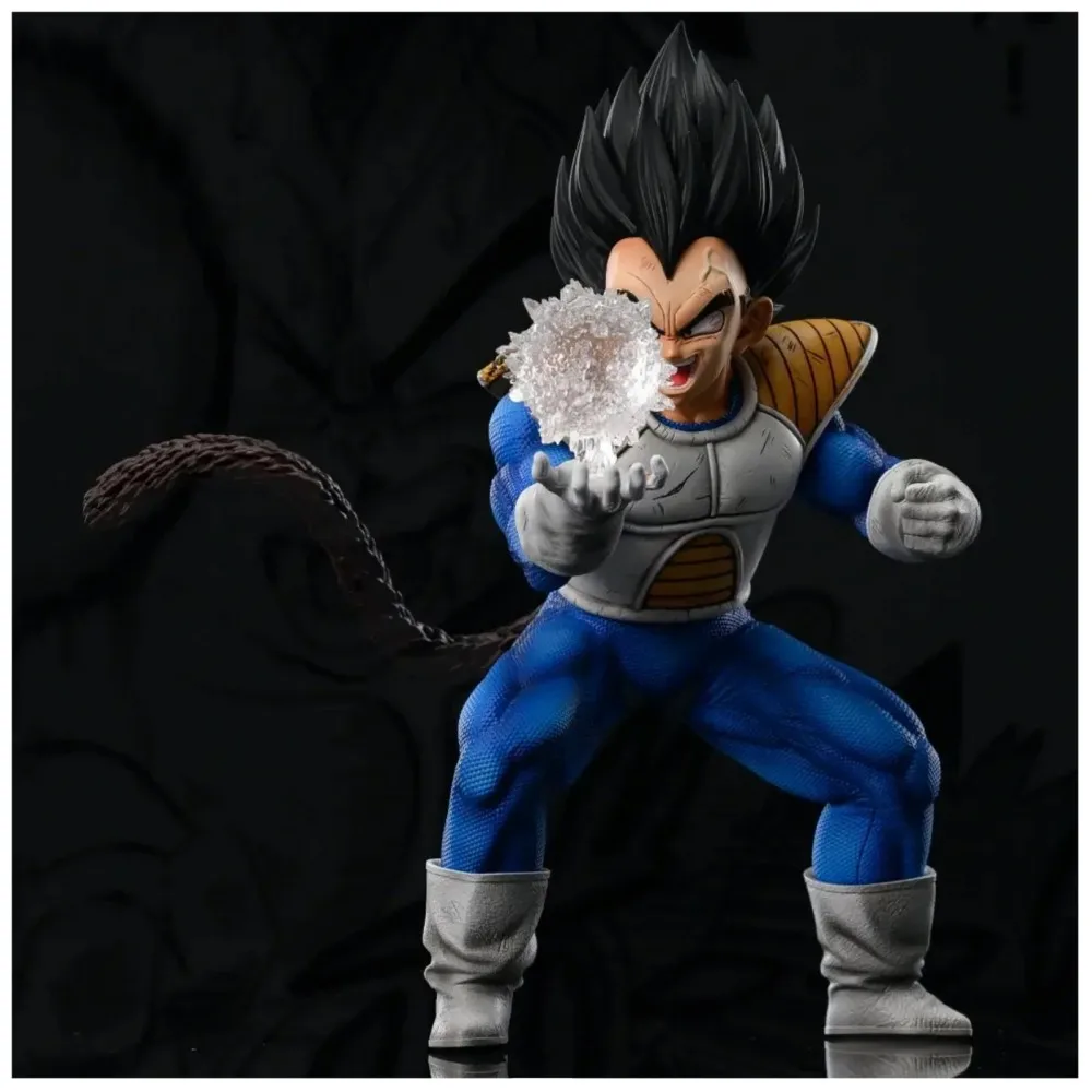 

Seven Dragon Ball Light Ball Vegeta Special Effects Handmade Combat Suit Model Decoration Toys Peripheral Birthday Gifts
