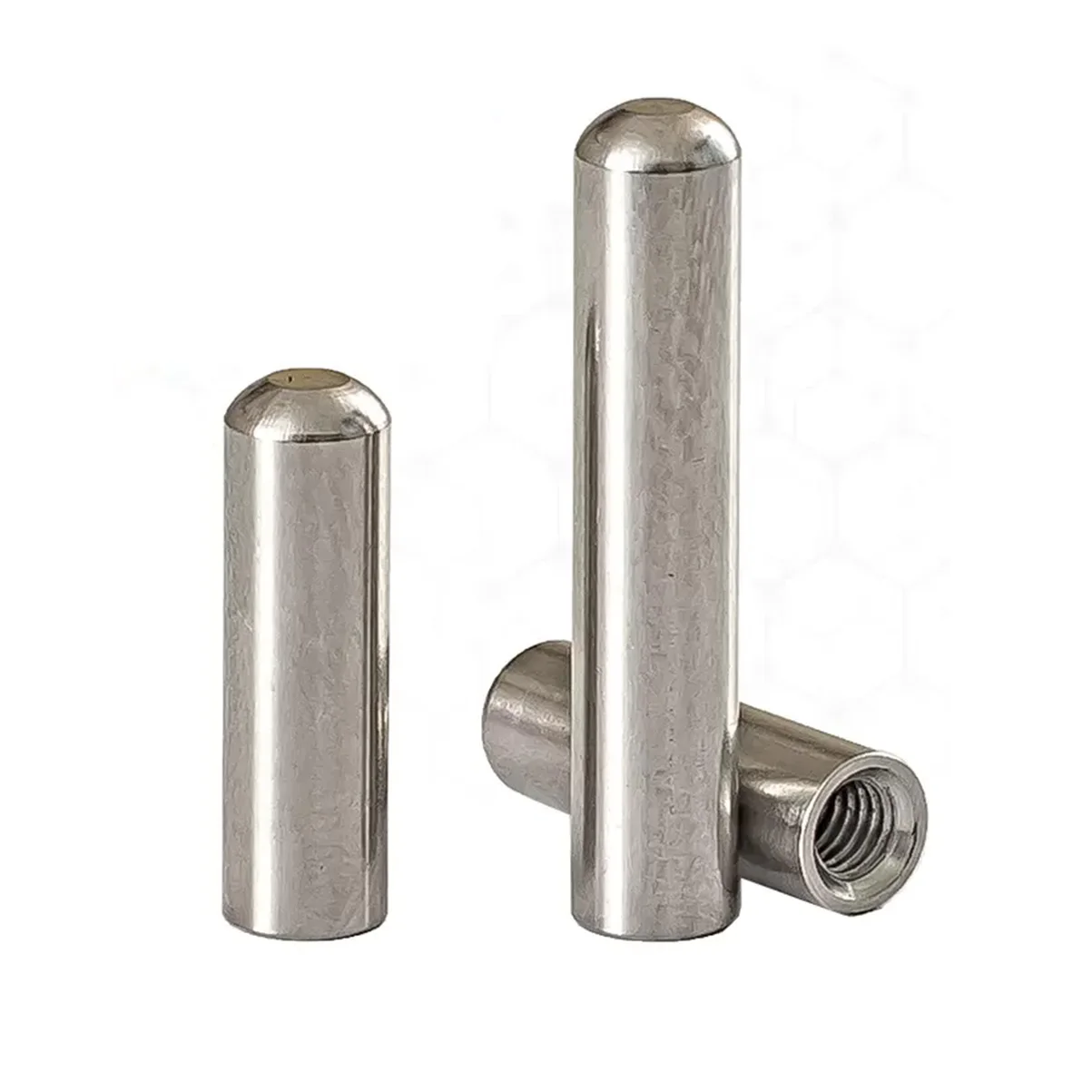 M2M3M4M5M6M8 Stainless Steel One Head Round Head Guide Pillar Cylindrical Pin Internal Thread Perforated Pin Positioning Pin