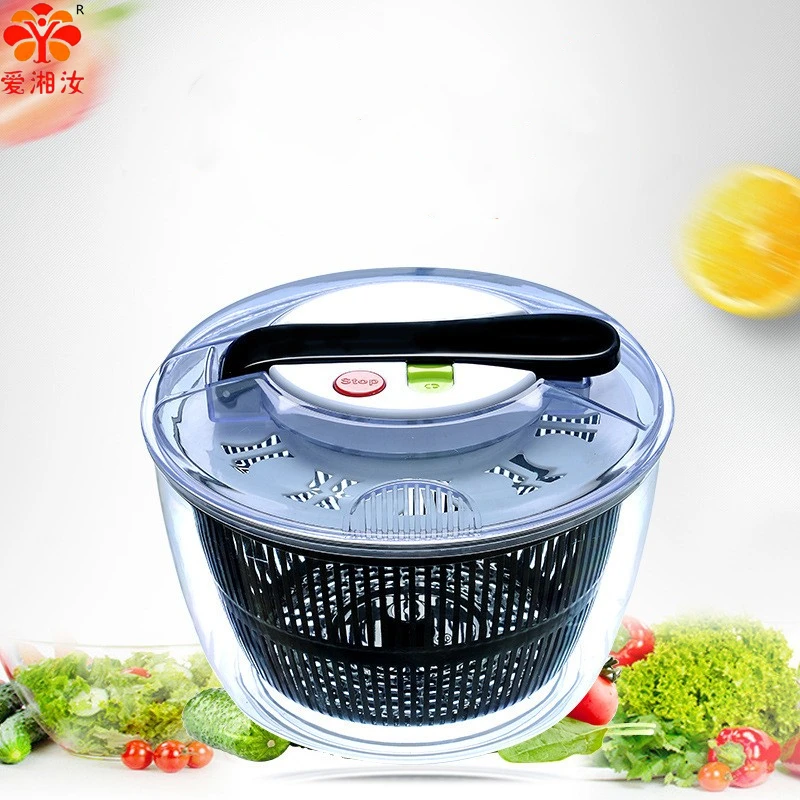 Salad Spinner Dryer,Fruits Drain Basket,Multifunctional Vegetable Washer,Salad Spinners,Kitchen Accessories,Vegetable Dryer 5L