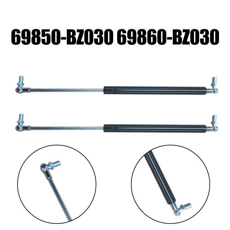 

2x Vehicle Metal Rear Trunk Lift Support Strut Silver Strut Bars For Perodua Myvi 2005-2017 69850BZ030 69860-BZ030 Chassis Parts