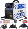 MIG Welder, 250Amp 6 in 1 Gas/Gasless Flux Core MIG/Stick/Lift TIG/Spot welding/Spool Gun 120V/240V Aluminum Multi Process 1