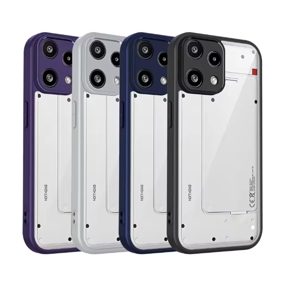 Clear Matte Shockproof Silicone Bumper Case