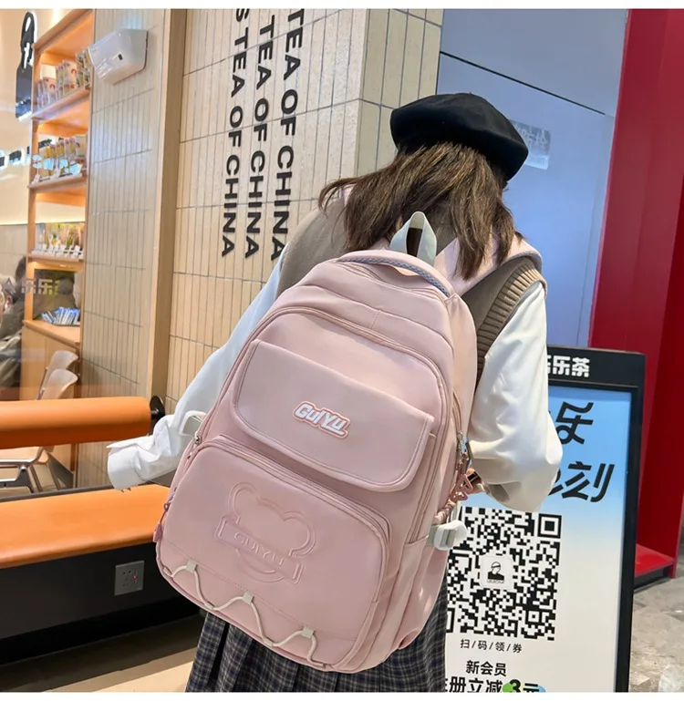 Kawaii Korean Style Large Capacity Pastel Backpack - Limited Edition