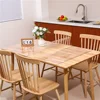 PVC transparent tablecloth with a thickness, heat-resistant, waterproof, and oil resistant dining table mat, 1pc 2