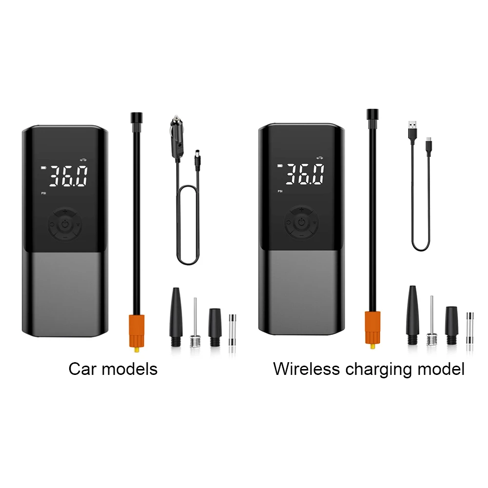 �޴�� ������ ���� ����, LED ���÷���, ���� ���� �����, ������� ������ �ڵ��� Ÿ�̾� ��, 150PSI, 1500mAh