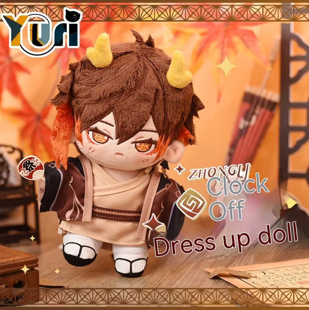 

Scaramouche Limit Genshin Scaramouche Impact Zhong Li Zhongli Dragon Plush Doll Kimono Clothes Costume Outfit Toy Anime Cute