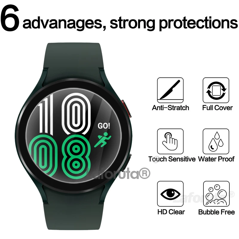 9H Tempered Glass Screen Protector For Samsung Galaxy Watch 4 5 Pro 40mm 44mm Protective Glass Film Smartwatch Accessories