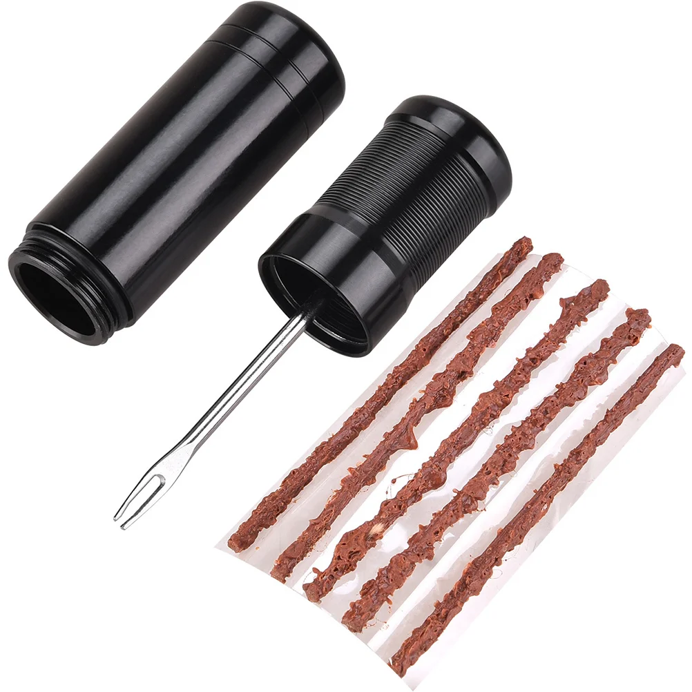 

of Emergency Tire Patch Kit Plug Kit Repair Kit Professional Rubber Repair Strip Cycling Emergency Tire Patch Kit Plug Kit Plug
