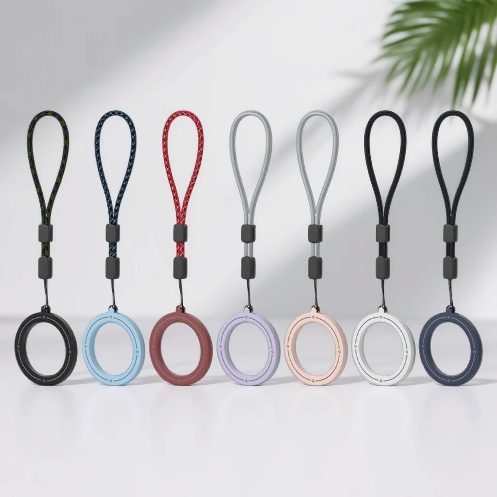 Magnetic Lanyard Charm Strap with Adjustable Wrist Rope