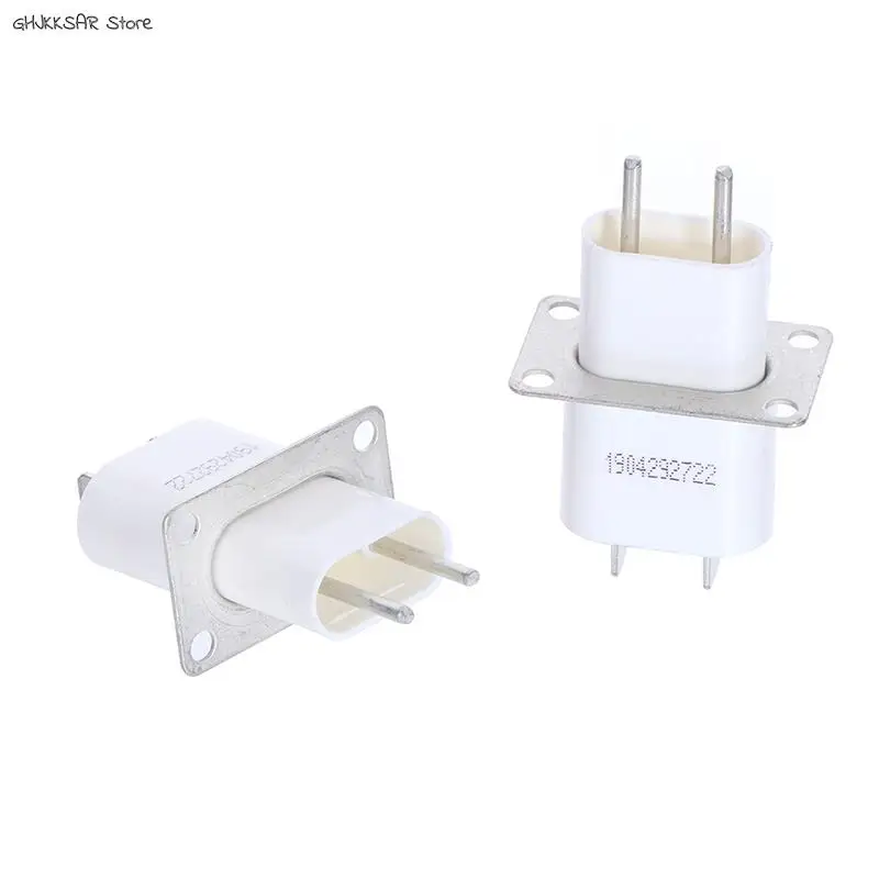 Electronic Microwave Oven Magnetron W/ Through-core Capacitor Pin Sockets Converter Home Microwave Magnetron Sockets Pins 2pcs