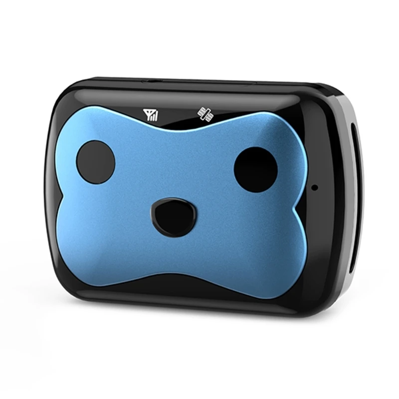 

Pet Dog Cat GPS Tracker 4G- Locator with One-Key Search Feeding Reminder Sound Light Reminder Electronic Fence Function