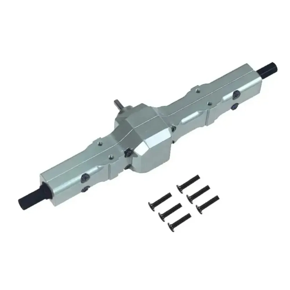 WPL JJRC D12 자동차 트럭 락 크롤러 트럭 업그레이드 개조 부품 리어 액슬 전체 금속 리지 액슬 기어 박스