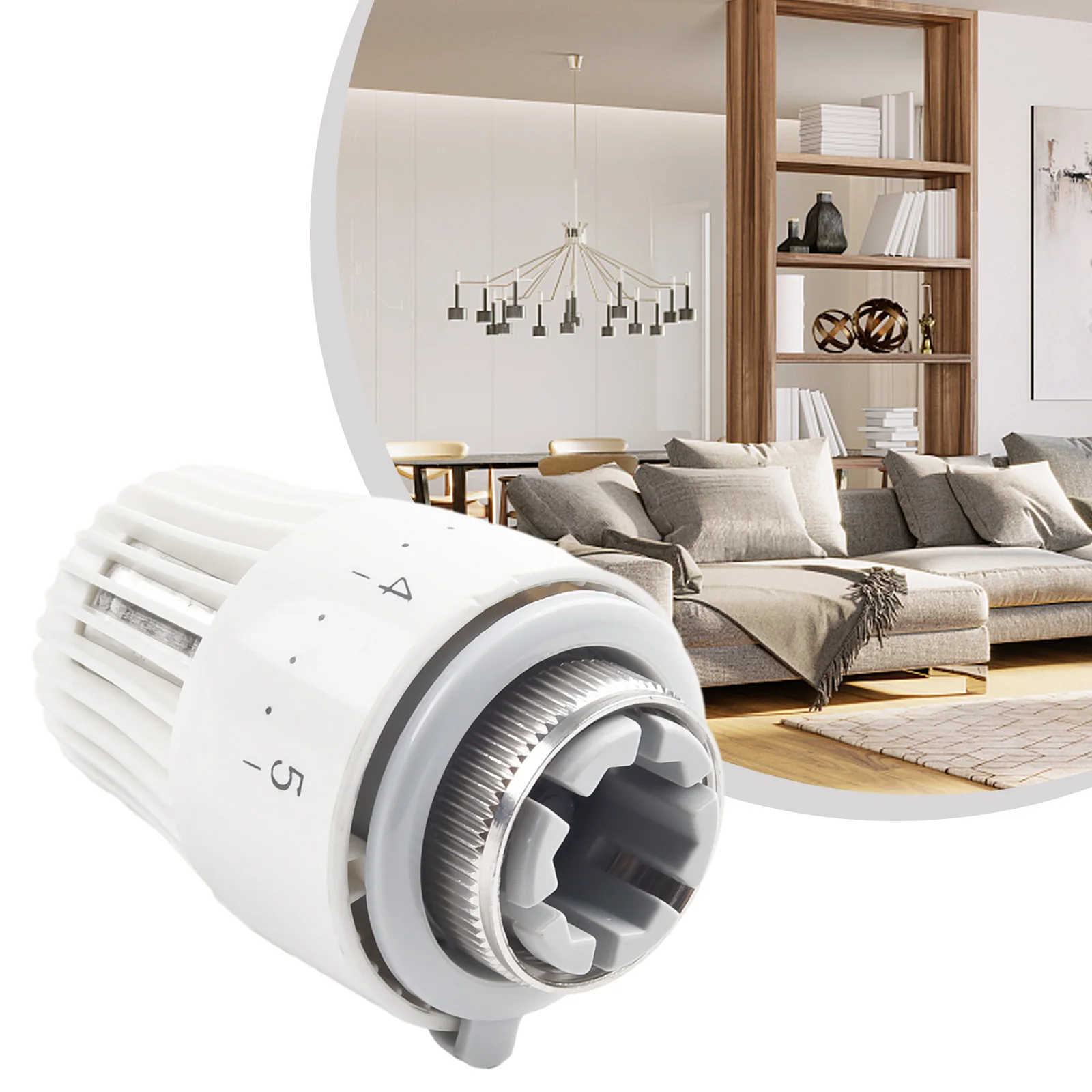 Thermostatic Temperature Control Valve Head M30x1.5 Thermostatic Radiator Valve Replacement Sensor Head 6-28 &deg;c Heating Radiator thermostatic radiator valve