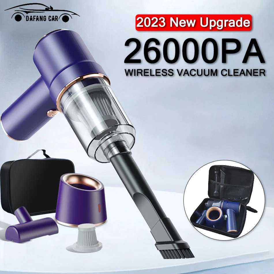 3in1CarVacuumCleanerWirelessPortableCleaningRobotHomeCarDual