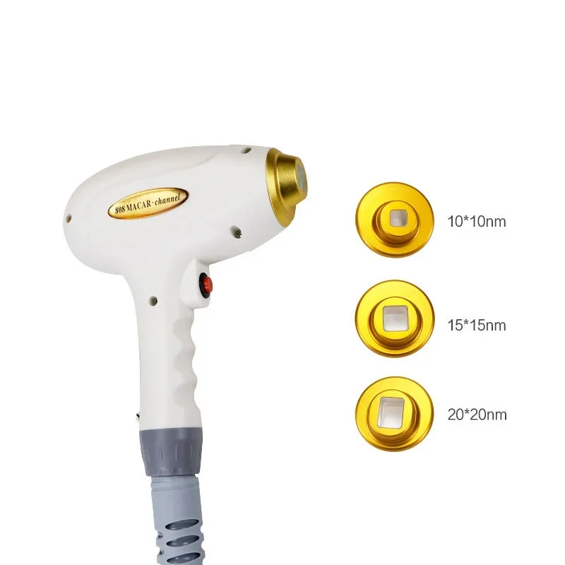 Diode Laser Hair Removal Machine 808nm 1200W Permanent Freezing Point Thigh Hair Removal Tool for Smooth Silky Skin