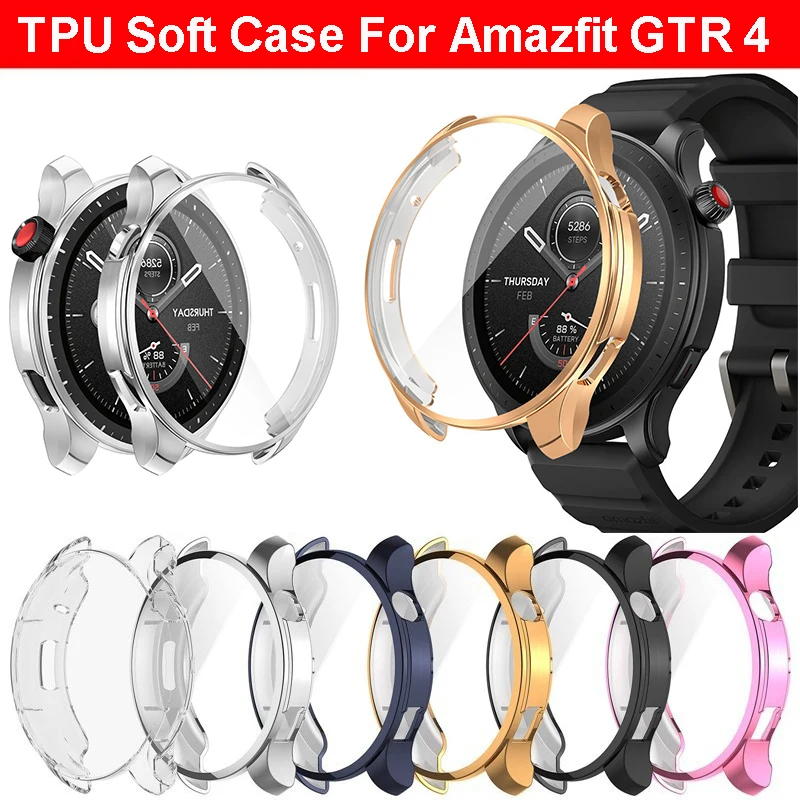 Watch Screen Protector Case Accessories For Amazfit GTR 4