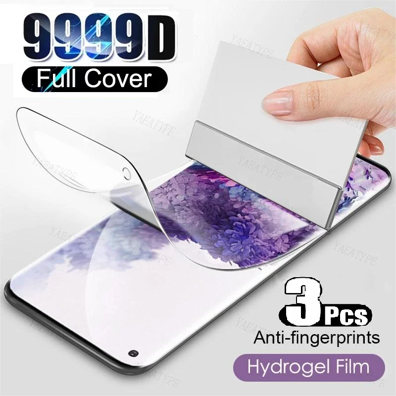 

3Pcs Screen Protector Hydrogel Film For Huawei Mate 60 Pro Emjoy P60 Pro nova Y91 Y71 11I 11 Ultra Pro Mate X3 Enjoy 60 P60 Art