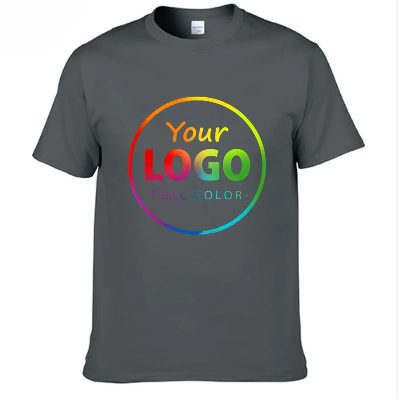 Personalized Cotton T-Shirt with Custom Photo and Text Design
