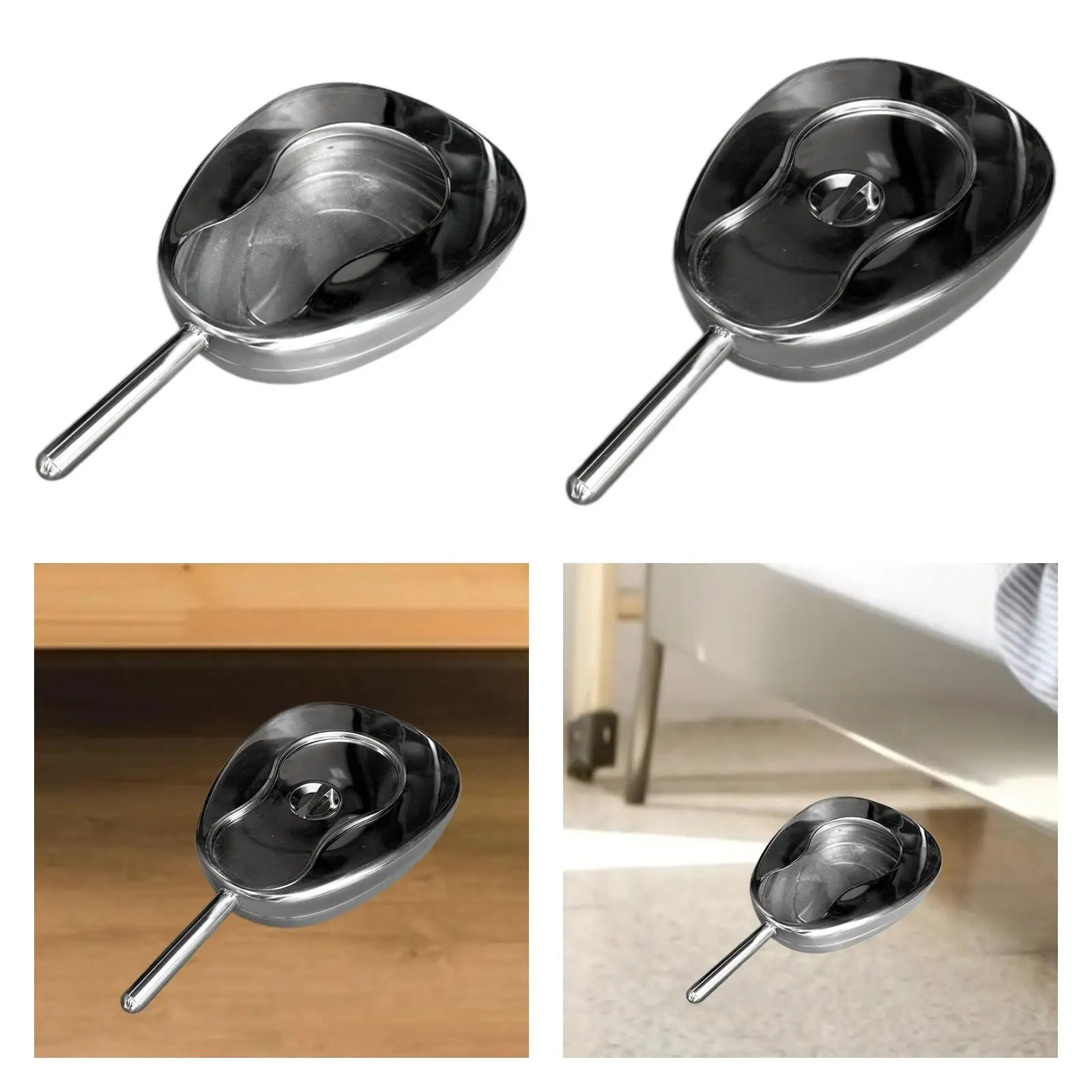 Bed Pan for Elderly Sturdy Chamber Pot Easy Carrying with Handle for Elderly 4