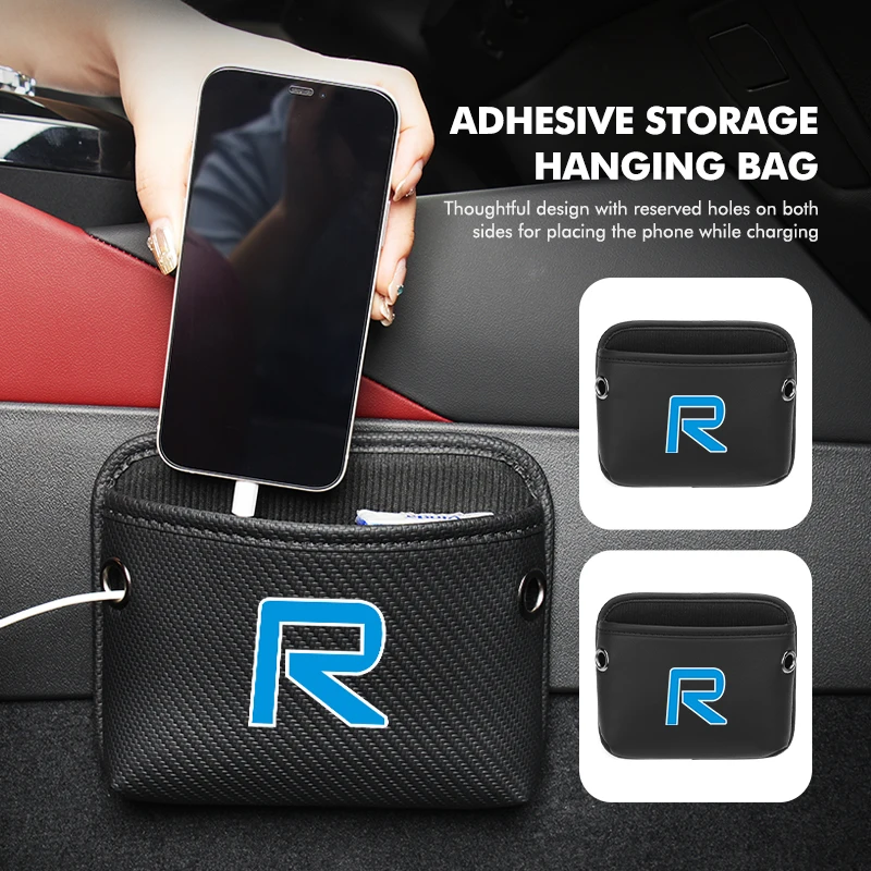 

For Volvo Car Door Storage Bag Auto Door Organizer Box Holder Leather AWD C30 C70 S60 S80 S90 T6 V40 V50 V60 V7
