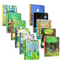 Peep Inside Usborne Book English Educational Picture Books for Kids Children Fairy Tale Learning Toys Montessori Materials Gifts 1