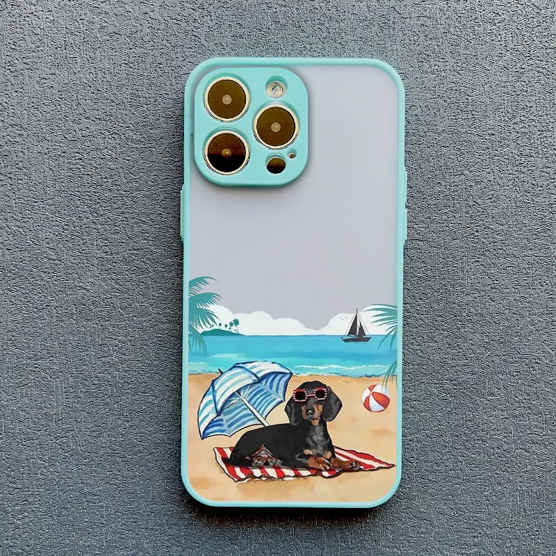 Adorable Cartoon Dog Newspaper Shockproof Phone Case - Lovely Protective Cover