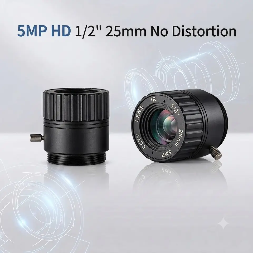 5MP CS Mount CCTV Lens 2.1mm 2.8mm 4mm 6mm 8mm 12mm 16mm 25mm Fixed Focal 650nm IR Filter Day Night Vision Security Camera Optic image 4