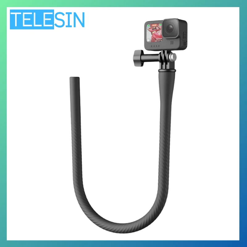 Monkey Tail Mount Flexible Bend Multifuctional Monopod Selfie Stick For GoPro Hero 10 11 Insta360 Action Gear _ - Mobile