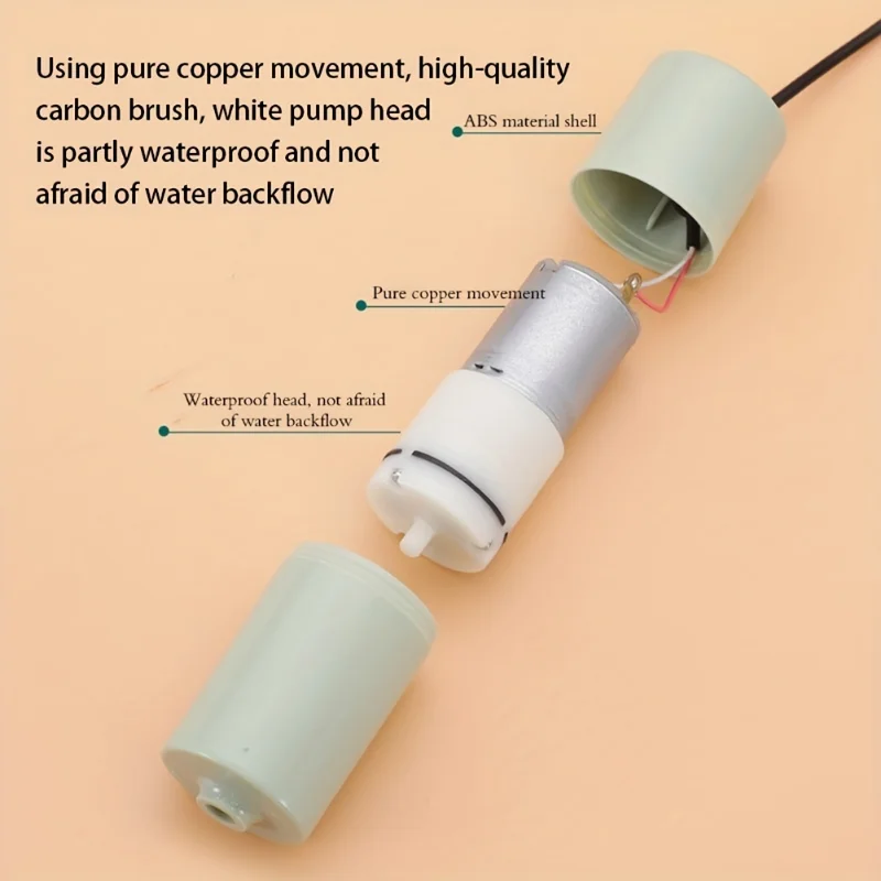 Mini Aquarium USB Air Pump Portable Fish Tank Oxygen Pump with Air Stone Ultra