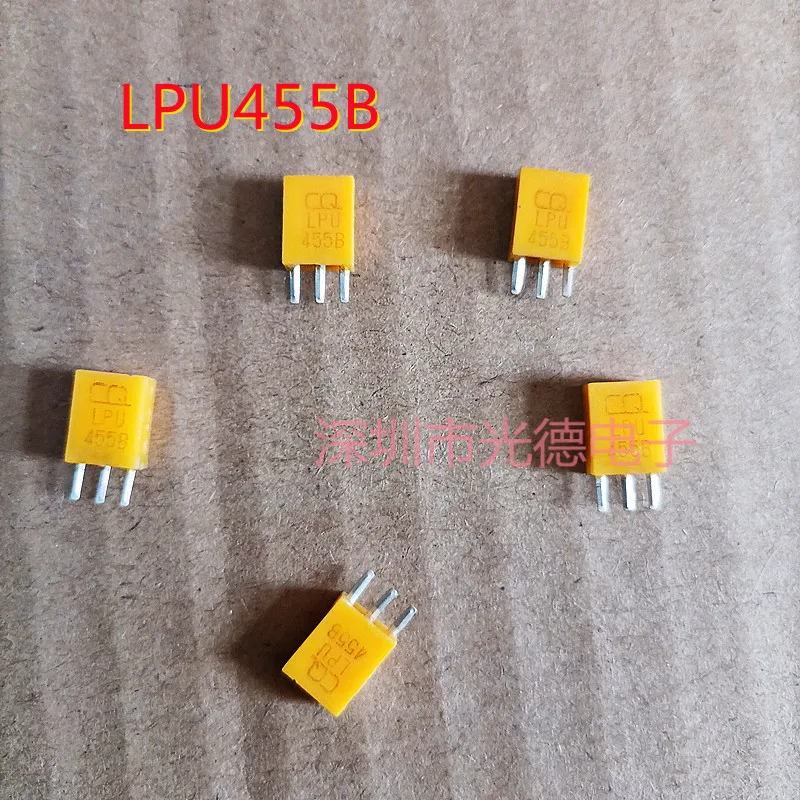 100PCS/ 455B original CQ keramik kristall LPU-BIT/SFU455B 455KHZ fernbedienung radio filter 455K