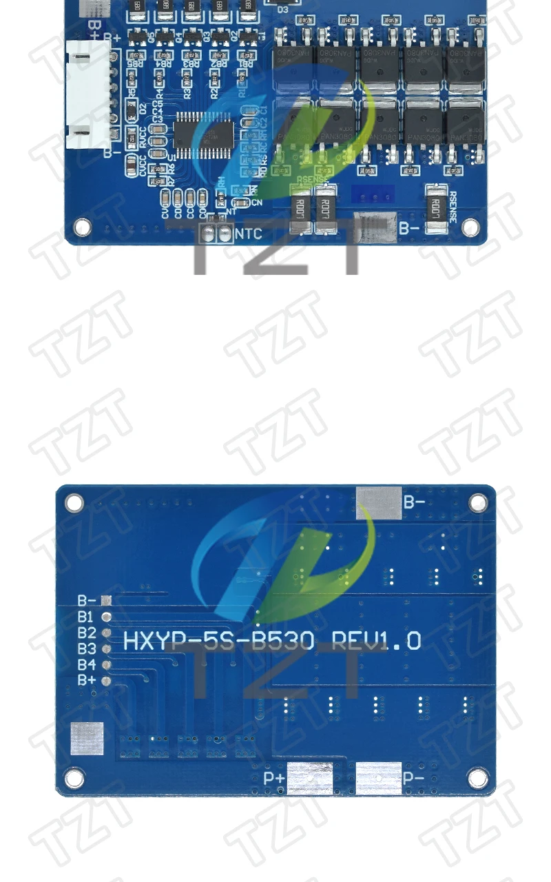 5S 18V 21V 30A 45A BMS Lithium-Batterie-Ladeschutzplatine mit NTC-Widerständen mit Balance und NTC-Temperaturschutz – Detail 8