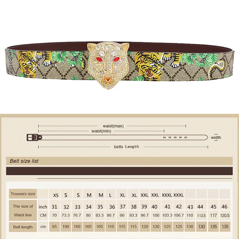 Size Chart Gucci Belt Size 46 Gucci Belt Xxl WOMEN'S REVERSIBLE