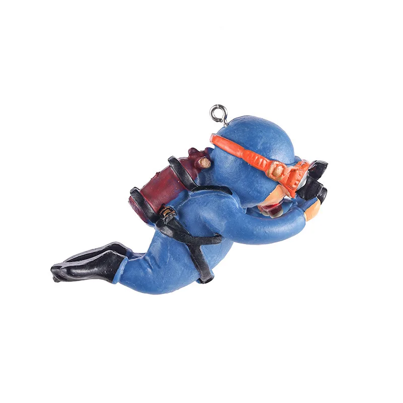 New Fish Tank Ornaments Cute Simulation Diver Floating Decoration Water Tank Diver Landscaping Decoration Aquarium Accessories