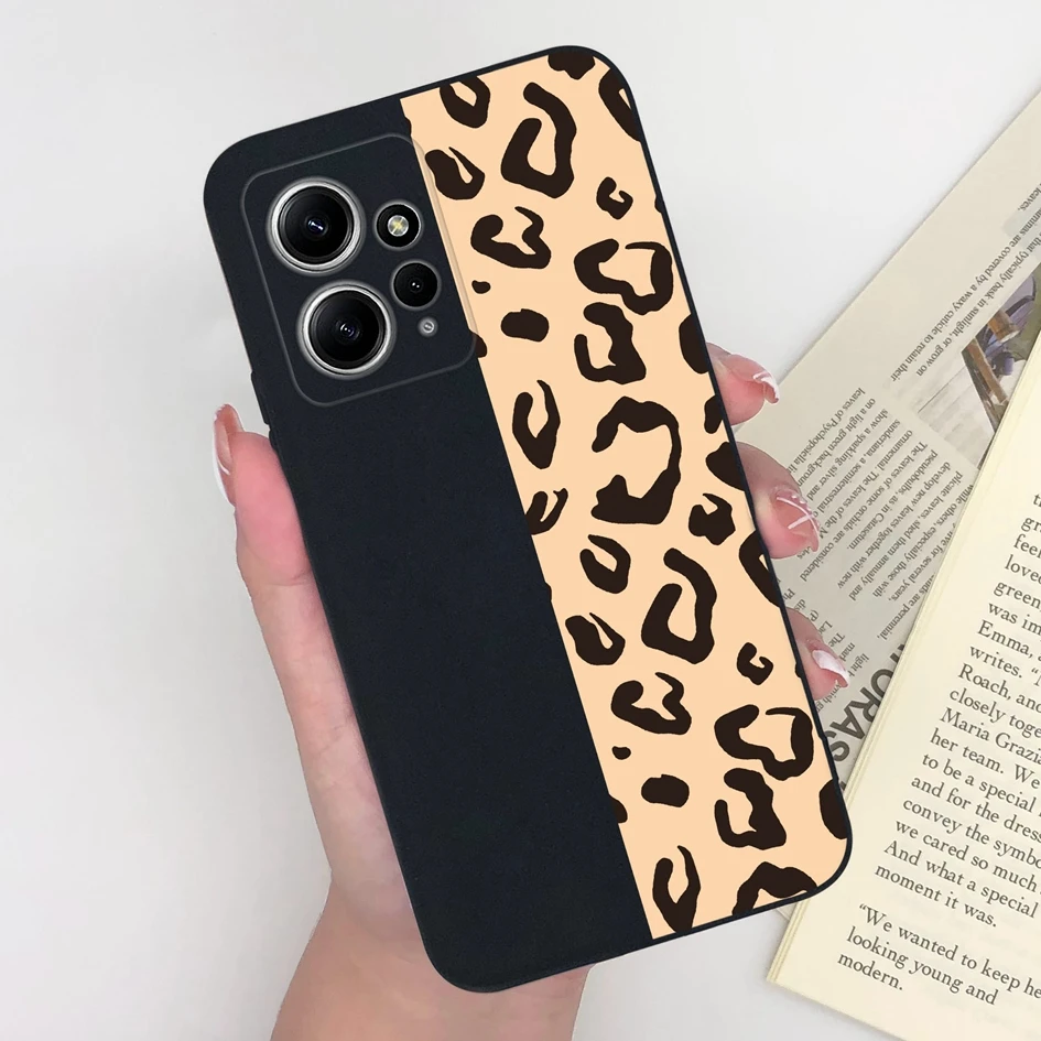 Case For Xiaomi Redmi Note 12 4G Coques Cute Shockproof Cover Love Heart Dinosaur Soft Silicone For Redmi Note 12 5G Funda Shell 6