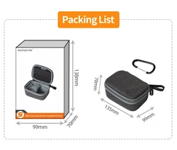 Compact Travel Carrying Case for Ultra Mini Camera Accessories