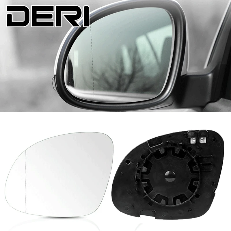 Left Right Side Rearview Heated Wing Mirror Glass For VW Tiguan 2009